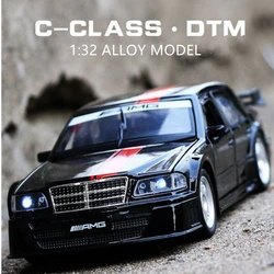 1:32 C-Class DTM Alloy Racing Car Model Diecasts & Toy Vehicles Metal Car Model Simulation Sound Light Collection Toys Gift