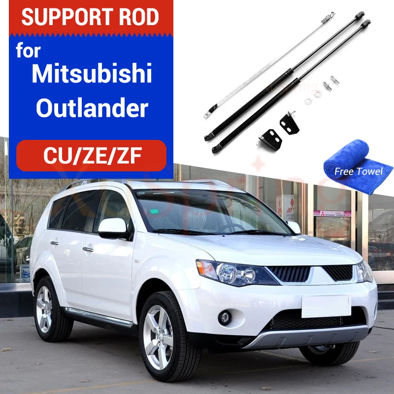 

Refit Gas Shock Lift Spring Strut Bars Support Rod For Mitsubishi Outlander CU/ZE/ZF 2001 2002 2003 2004 2005 2006 2008-2012