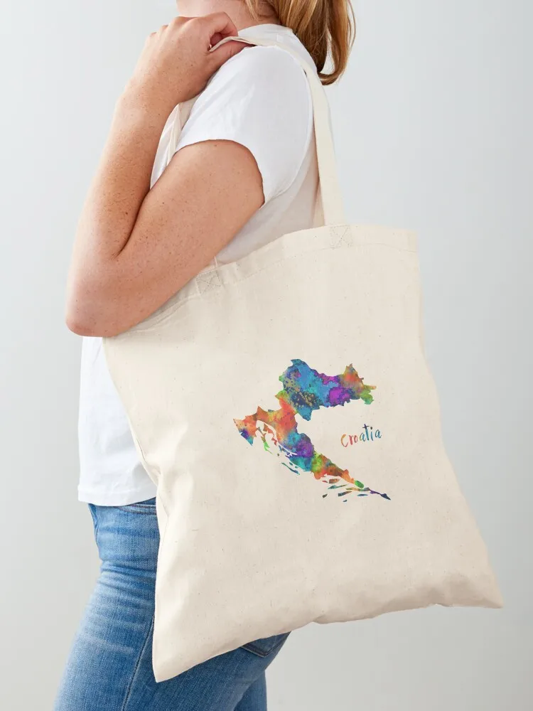 

Croatia map, Croatia Tote Bag Women's tote bag Customizable tote bag Women's handbag custom canvas