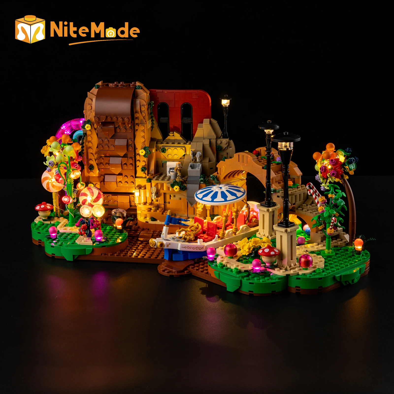 

Easylite Led Light Set Suitable for Lego Willy Wonka & the Chocolate Factory 21360(No Model)
