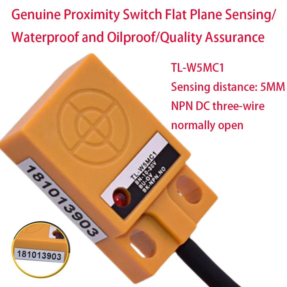 

Металлический индукционный датчик Tl-w5mc1 Бесконтактный переключатель постоянного тока Трехпроводной Npn Нормально открытый датчик Tl-w5mb1