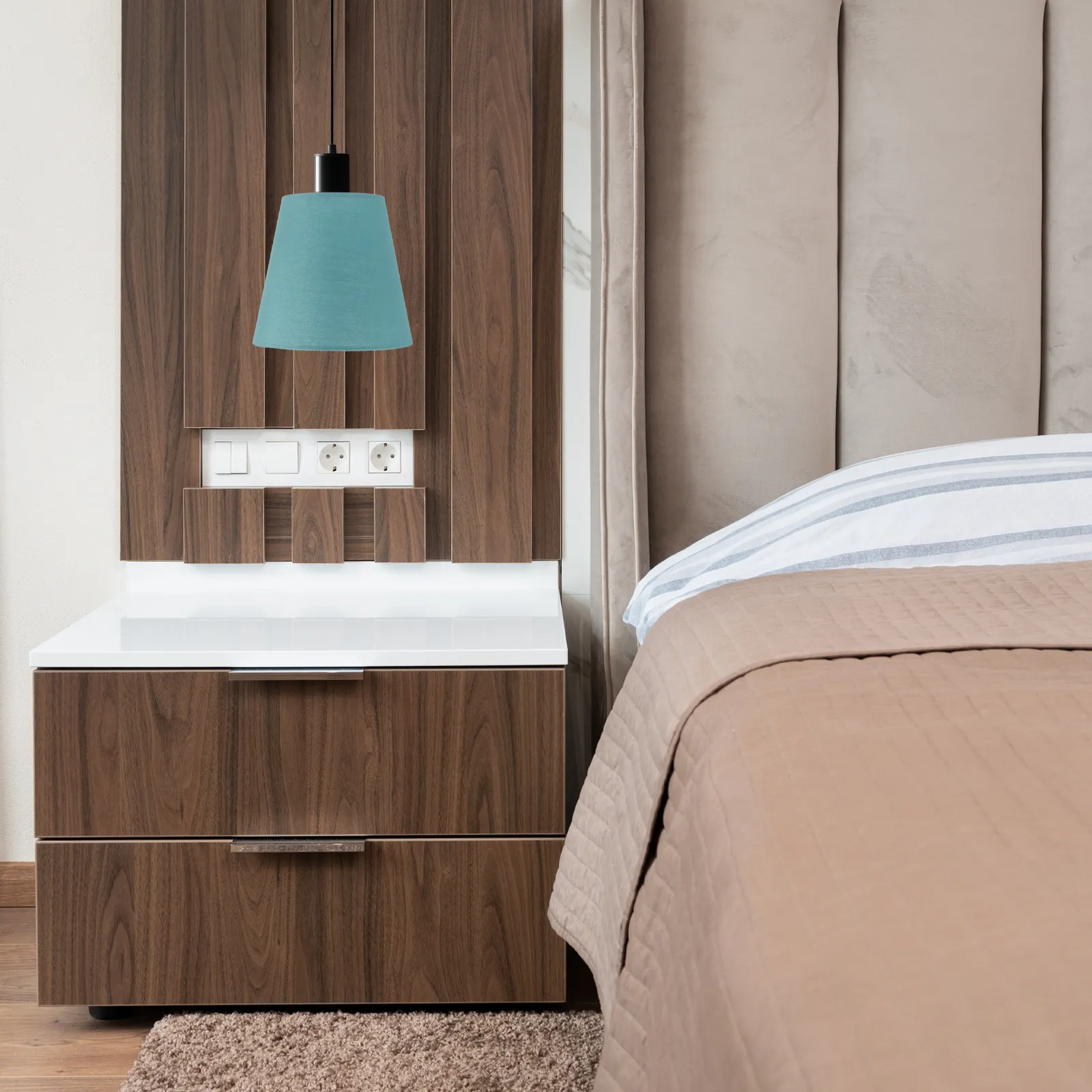 

2 шт. тканевых абажуров в простом современном стиле для настольных и напольных ламп, прикроватных светильников, люстр, не выцветающие, для домашнего освещения