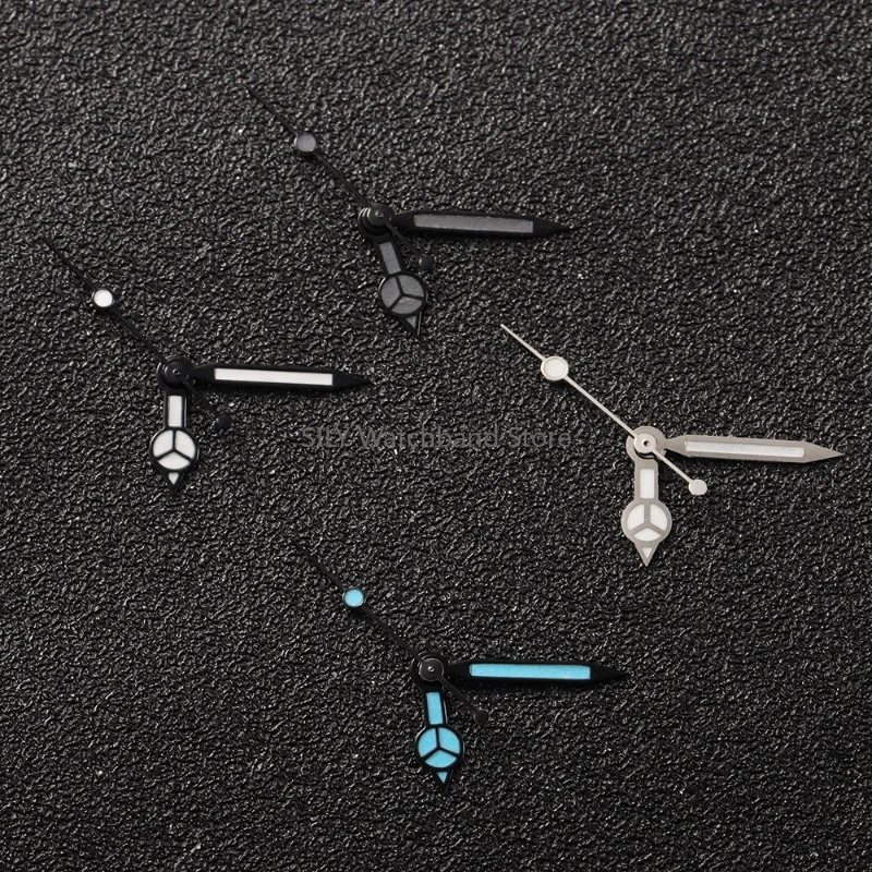 Watches Pointers Green Luminous Watch Hands for Automatic Movement for NH35/NH36/4R/7S Mercedes Style Watch Needles Accessories