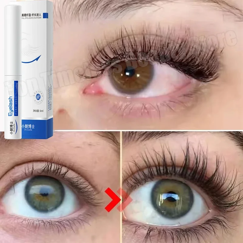 7 Tage schnelles Wimpernwachstumsserum, Wimpern-Augenbrauen-Wachstum, starkes Make-up, vollere, dickere Verlängerungsbehandlung, verdickte Pflegeprodukte