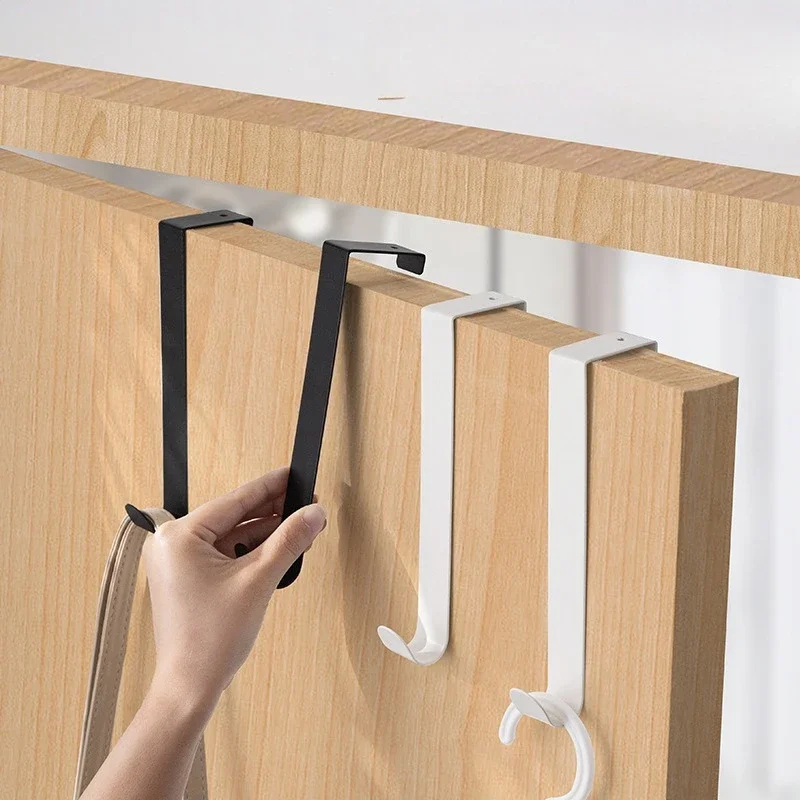 Universelle Z-förmige Haken Küchenschranktür Edelstahl Aufhängegestell Kleider- Mantel- Hut- Handtuchhalter Aufbewahrungshaken – Detail 2