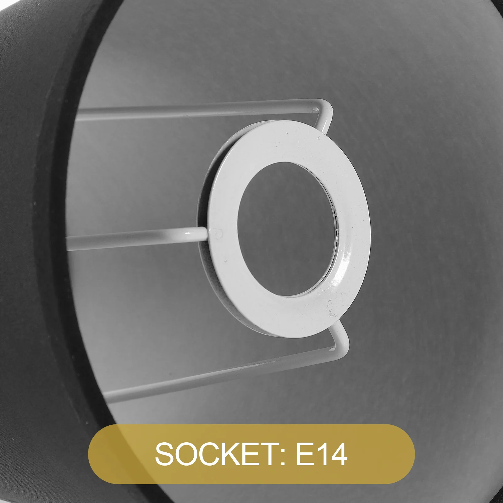 

Semi-Circular Table Lamp Shade Compact Decorative Cover for E14 Bulb Bedroom Living Room Desk Lamp Shade Protective Cover