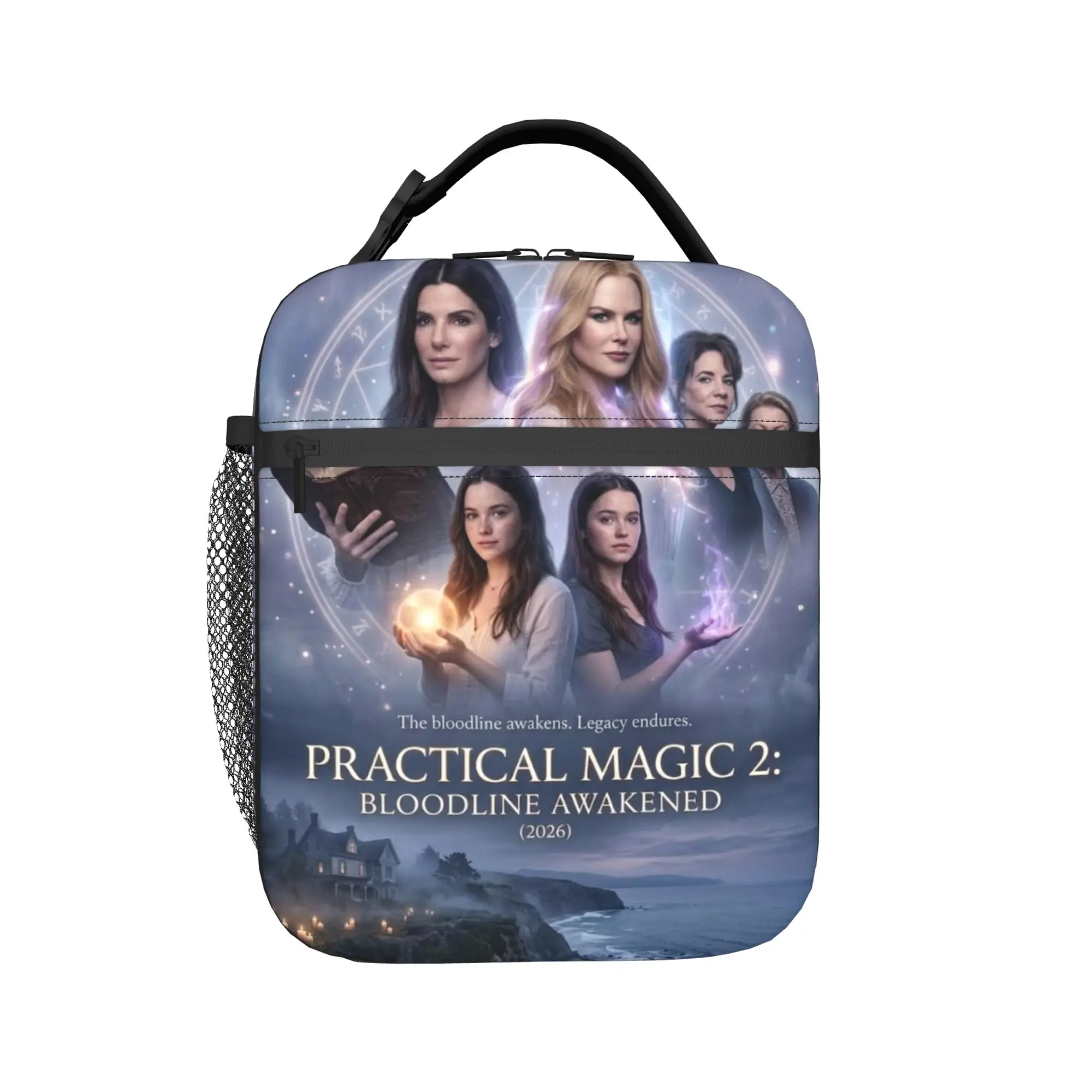 Practical Magic 2 Thermal Insulated Lunch Bag for Work  Portable Food Bag Container Men Women Cooler Thermal Lunch Boxes