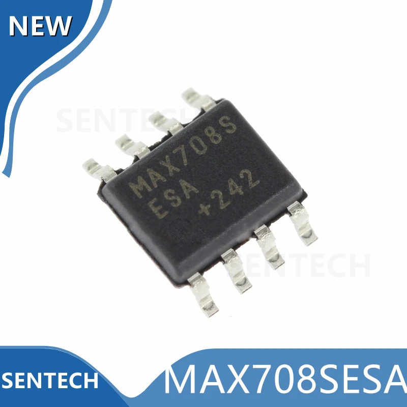 10Pcs/Lot New Original MAX708SESA SOIC-8 Low-cost microprocessor monitoring circuit for monitoring +3V voltage