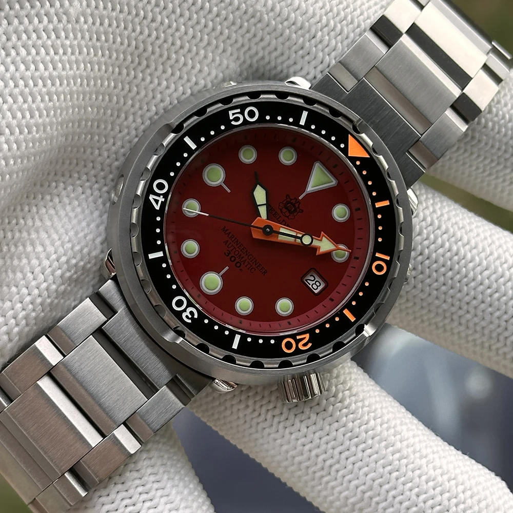 2025 Tuna Can Classic Watch For Men STEELDIVE SD1975C Super Luminous Ceramic Bezel 300M Waterproof NH35 Movement Dive Wristwatch image 3