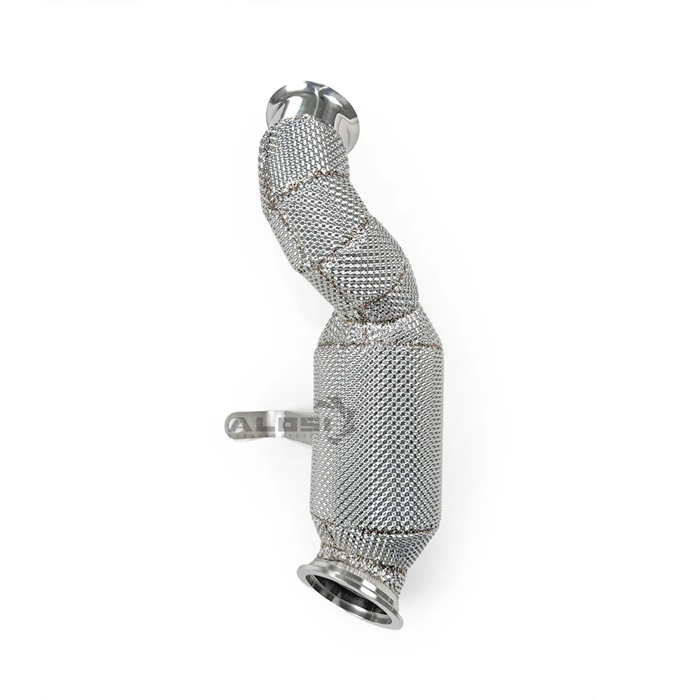 

Downpipe for Mercedes Benz E200 E250 E300 2014-2020 2.0T M274 with thermal insulation performance Downpipe for sport exhaust