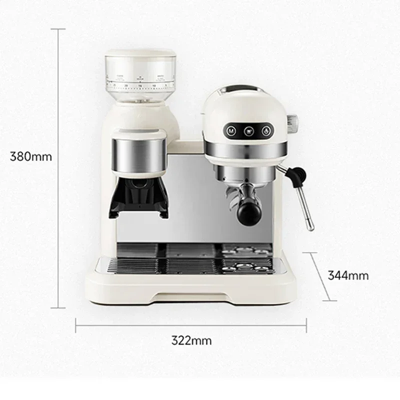 CP290 Coffee Machine Italian Type Semi-automatic Home Small Office with Grinding Machine