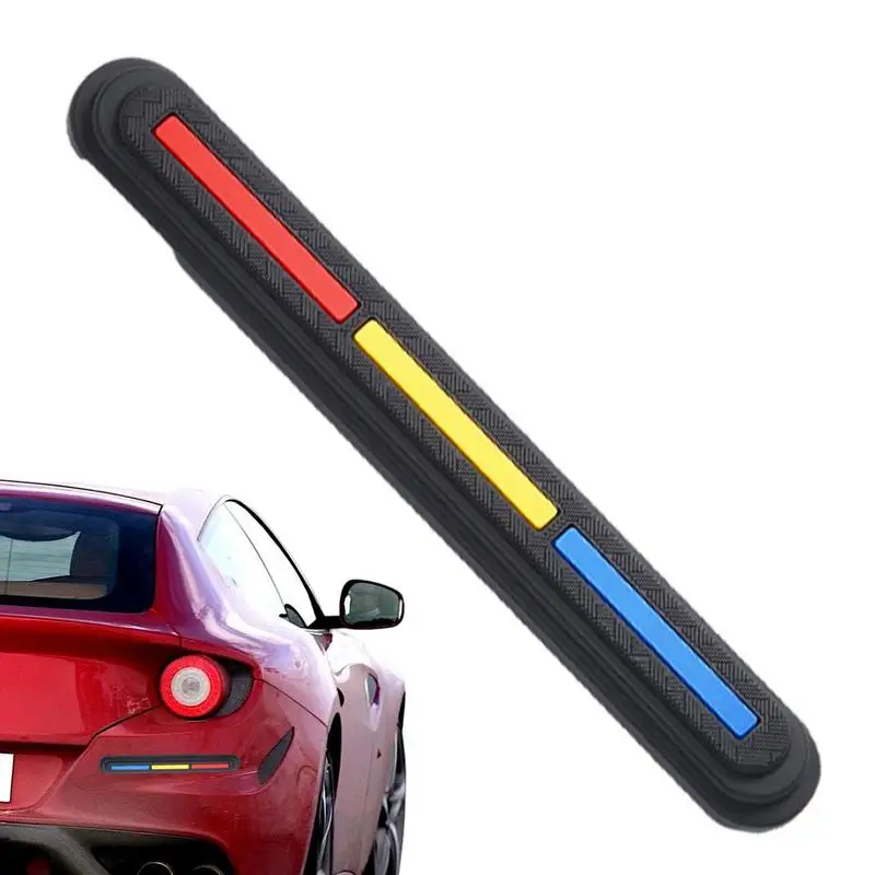 Car Door Protector Strip Waterproof Tricolor Adhesive Strips Non-deformable PVC Anti-Scratch Strips Sticker Non-fading Car