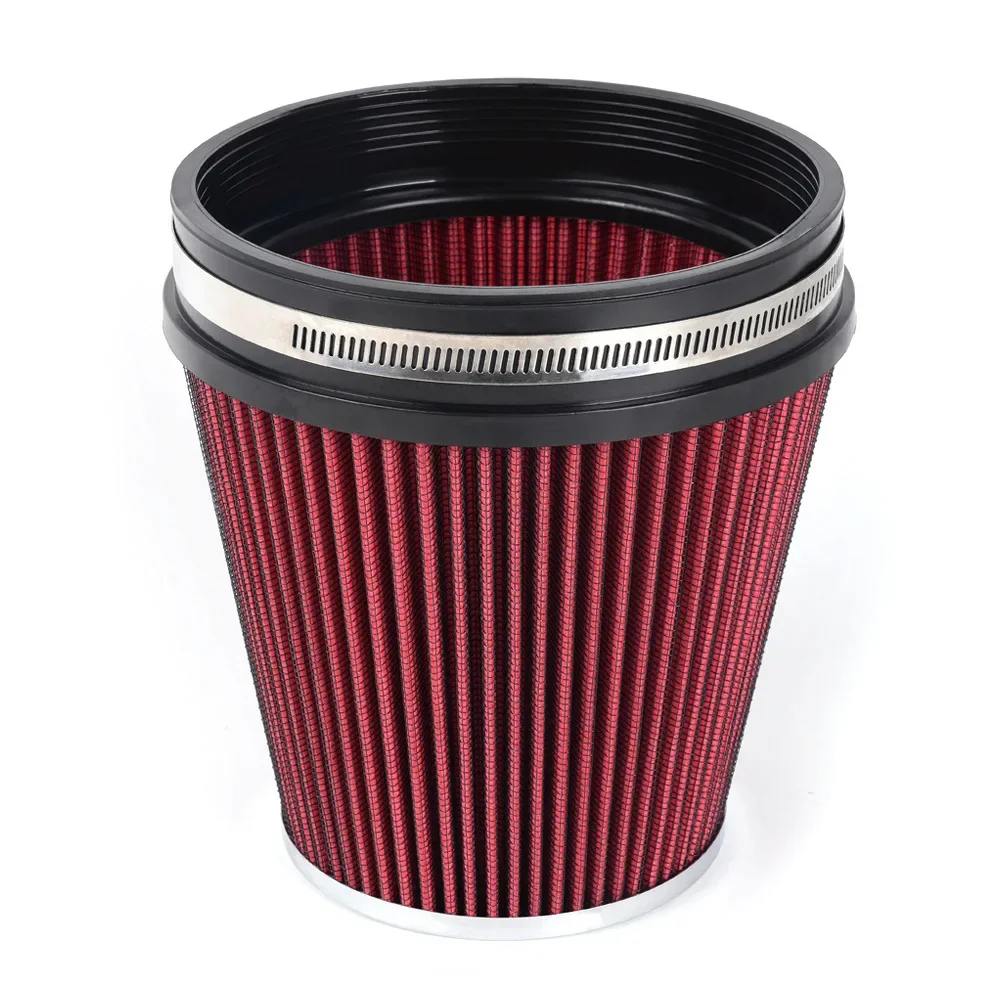 152mm Car High Flow Cold Air Intake Air Filter Power Inlet System Mushroom Head Air Cleaner 6 inch Universal