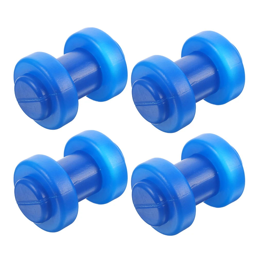 

4pcs Plastic Pipe Cap Trampoline Top Covers Replacement Parts Protective Child Safety Easy Installation Wear Resistant