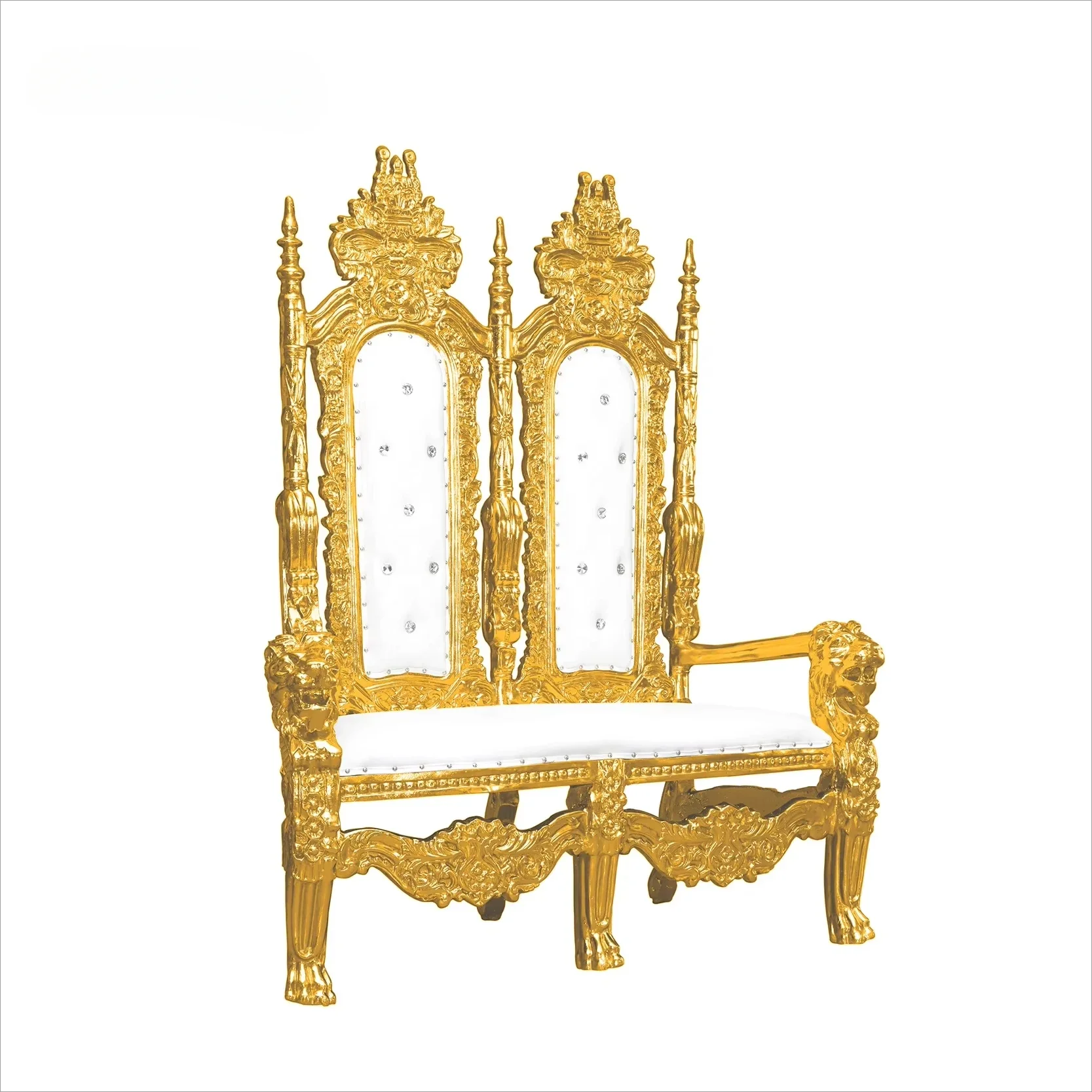 Luxury lion arm king love seat treasure seat for weddings and hotel events