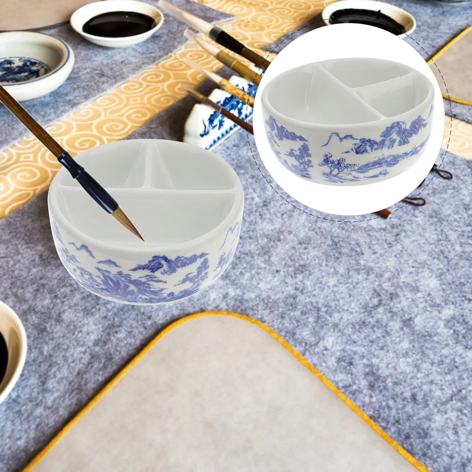 1pcs-ceramic-paint-tray-color-mixer-flower-patterned-watercolor-pigment-palette-stable-desktop-use-for-acrylic-gouache-oil