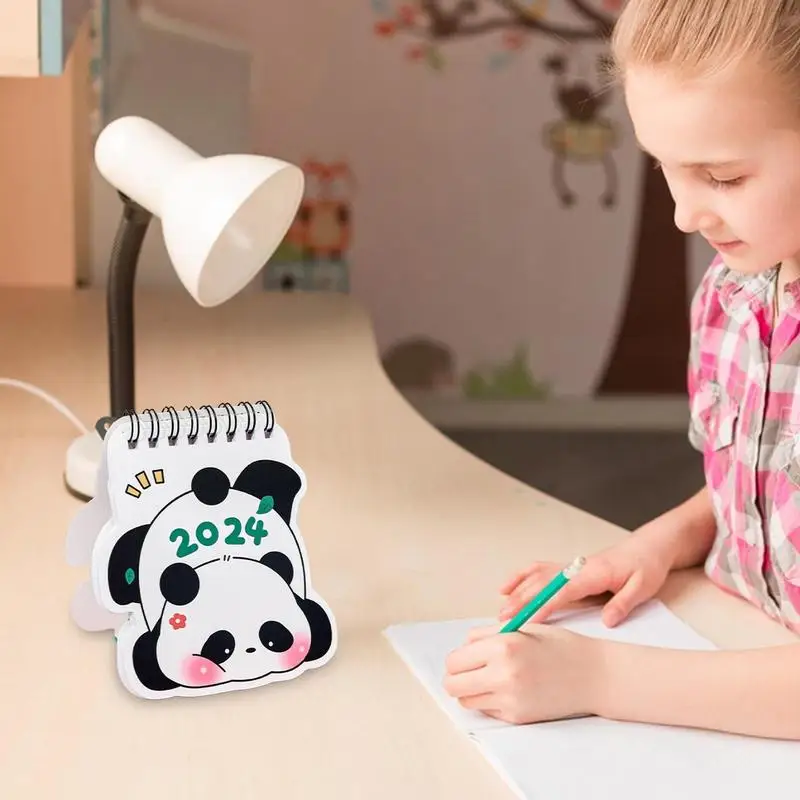 Mini Calendar 2024 18 Months From June 2023 Dec 2024 Small Calendar Portable Cute Pandas Planning Organizing Daily Scheduler For