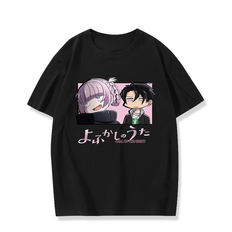 ACG Hot Sale Unisex Teenagers T-shirt CALL OF THE NIGHT Cartoon Tops Japan Anime Fans Harajuku Aesthetic T Shirt Streetwear Tees