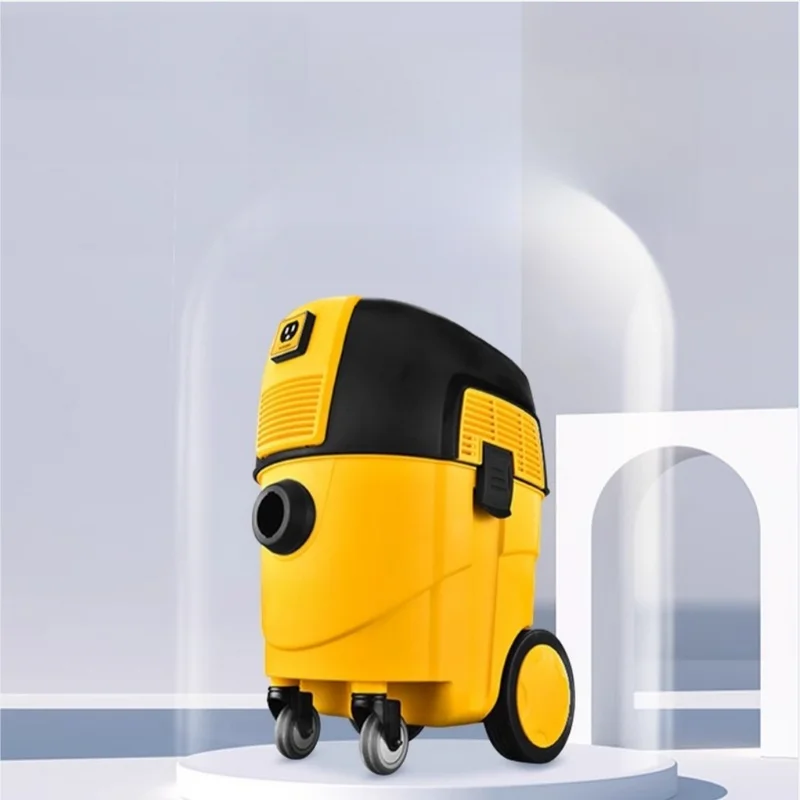 220V 1600W high-power automatic dust collector can be linked with wall polishing machine to use dual filtration system