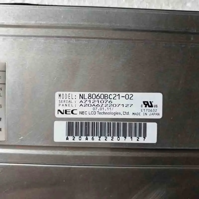 Schermo LCD NL8060BC21-02