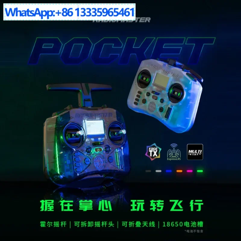 RadioMaster POCKET Fernbedienung FPV Crossover Modellflugzeug tragbares Elrs-Protokoll Multiprotokoll TBS
