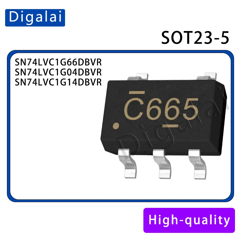 

10-20PCS SN74LVC1G66 SN74LVC1G04 SN74LVC1G14DBVR Logic chip SOT-23-5 In Stock