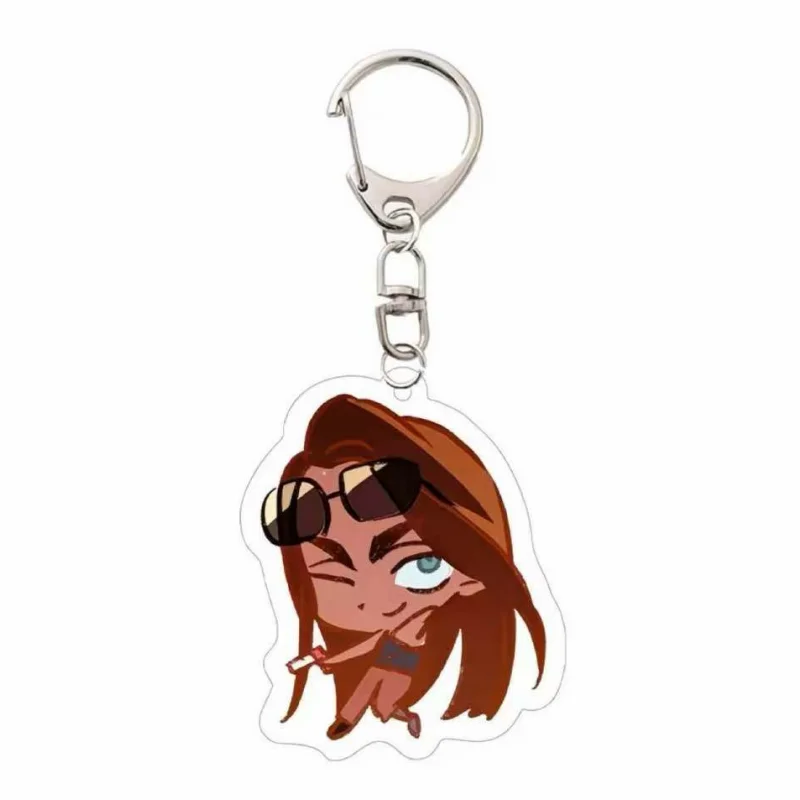 Keychain for Alien Stage Hyuna Till Sua Mizi Luka Ivan Anime Game Fan Gift Recycled Acrylic Backpack Pendant Decoration Rare toy