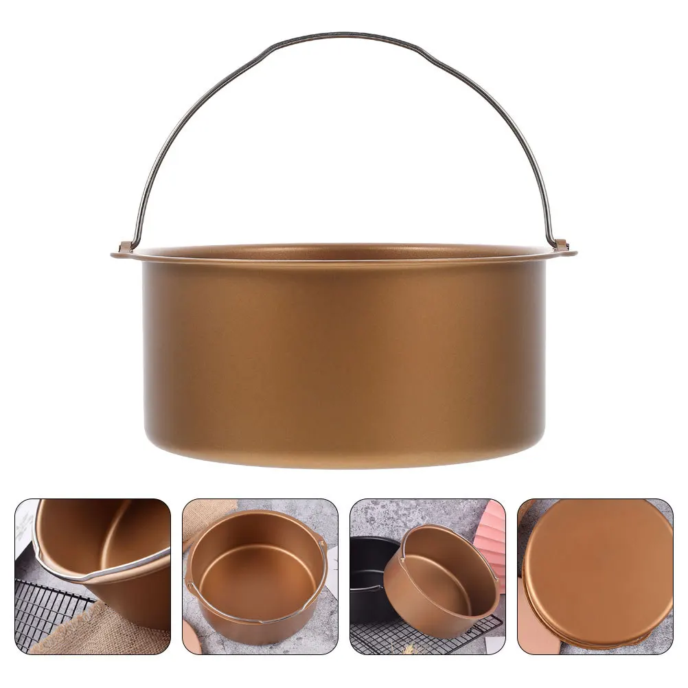 

Professional Air Fryer Baking Pan Cake Mold Heavy Duty Nonstick Pizza Tray Oven Baking Mold Kitchen Tools Air Fryer Dish