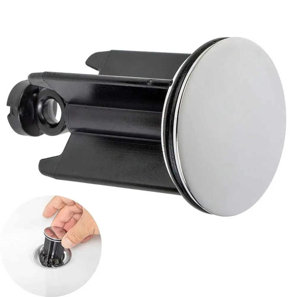 40mm Wash Basin Plug Rubber Seal Copper Cover Replacement Drain Plug Bathroom Accessories European Style Strainer Cover