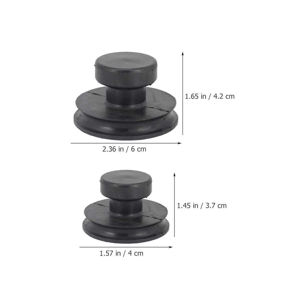 2 Pcs Nepali Singing Bowl Suction Tool Cups Glass Rubber Lifter Replacement Part Sound