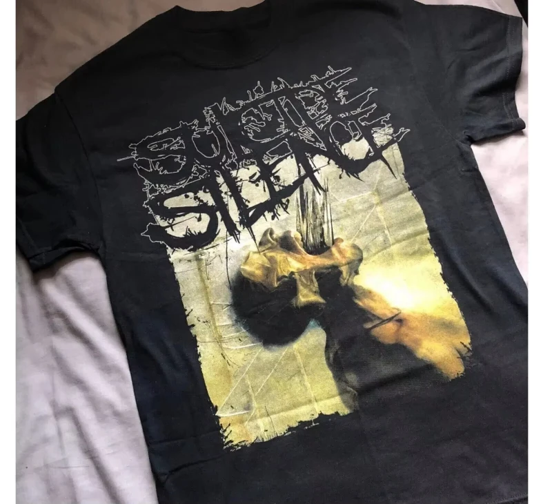 2025 New Lightweight Suicide Silence Shirt Black Unisex All Sizes T Shirt Men's and Women's Summer Casual Crew Neck Cotton Tee