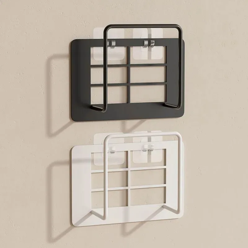 Wall Mount Router Stand Rack with Cable Management Design for Storage Box Bracket and Top Box, No Drilling Required, Wi-Fi Rack, image 6