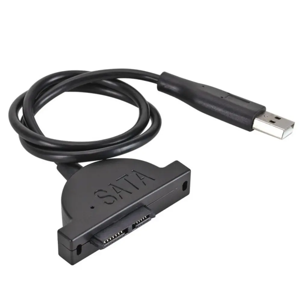 Mini Sata II CD/DVD-ROM محرك الحبل 13Pin محول 7 + 6 كابل محول السائق البصري محول USB عالي السرعة