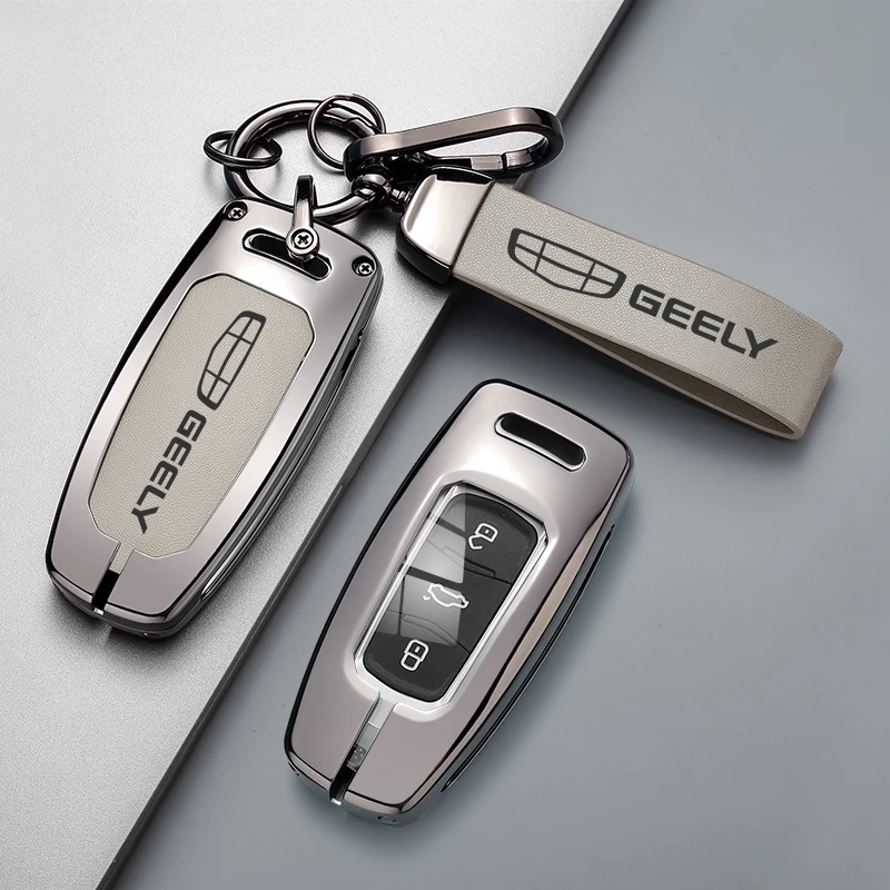 For Geely Coolray X6 Emgrand Global Hawk GX7 Car Key Case Cover Geely Car Keychain Protective Shell