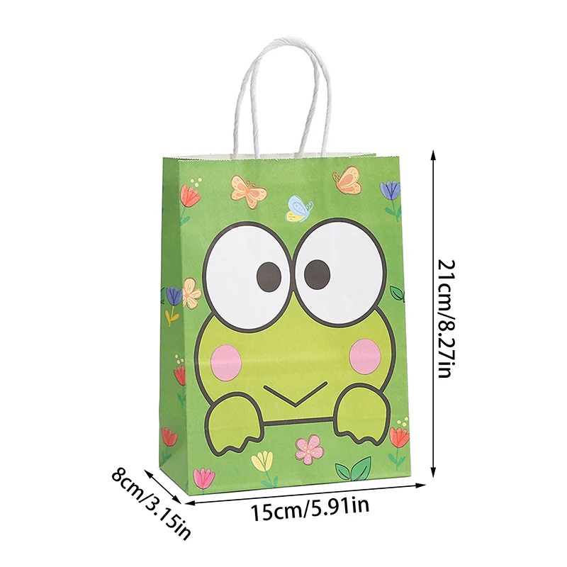 Cartoon Sanrios Anime Kraft Paper Bag Candy Cookie Gift Bag Shopping Handbag Birthday Party Gifts Package Bags