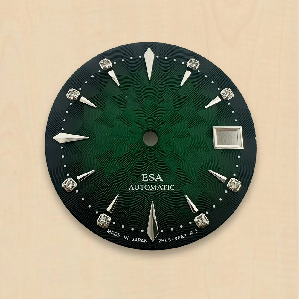 Diamond Cocktail Dial 28.5mm S Dial Fit NH35/NH36 Movement High-Quality NH35 No Luminous Dial Watch Modification Accessories