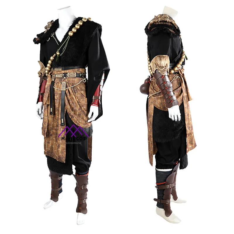 The Destined One Hot Sale Cosplay Costume Game Black Myth: Wukong Anime Outfits Accessories for Party Halloween Comic Con Coser