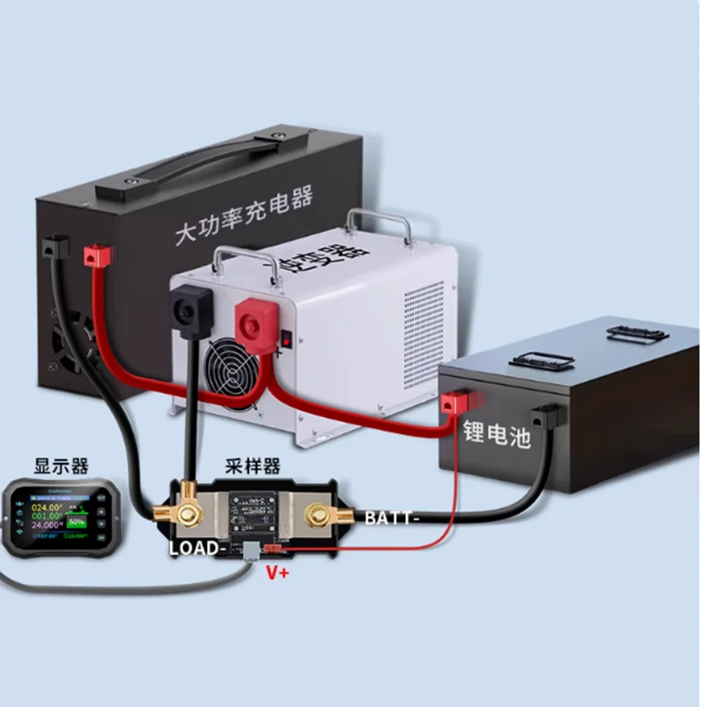 

KM140F -KM160F WiFi Кулонометр 400А Вольт-амперметр для всех батарей ﻿