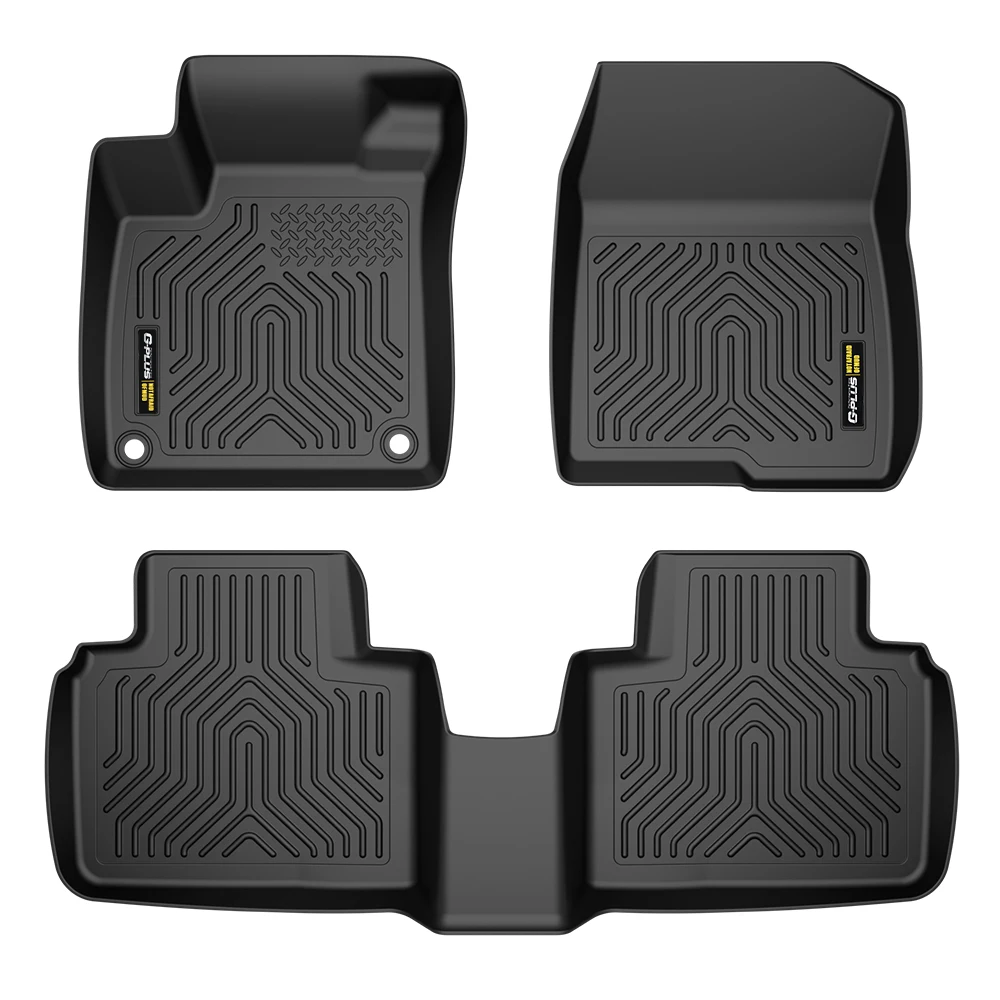 Front & Rear Floor Mats Fit For 18- 22 Honda Accord Sedan All Weather TPE Liners