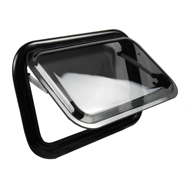 800*500mm Aluminum Alloy RV & Travel Trailer Camper Window Round Corner Emergency Exit Acrylic Window Custom Sizes