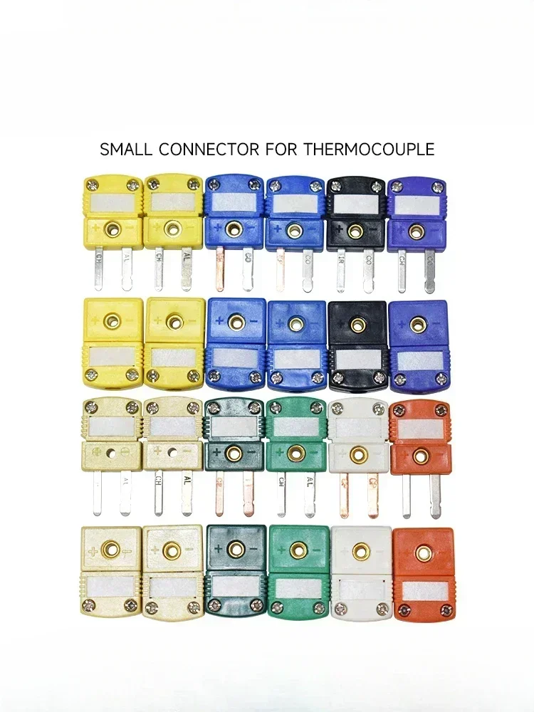 Type K thermocouple plug socket SMPW-K/T/J/E/N/U/R/S-M/F small connector probe panel