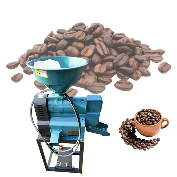 Rice Husk Millet Peeling Coffee Huller Dry Coffee Bean Hulling Machine