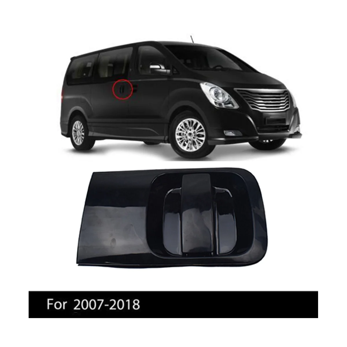 For Hyundai H1 Grand Starex Imax I800 2005-2018 Sliding Door Outer Handle Black 83660-4H100 Right