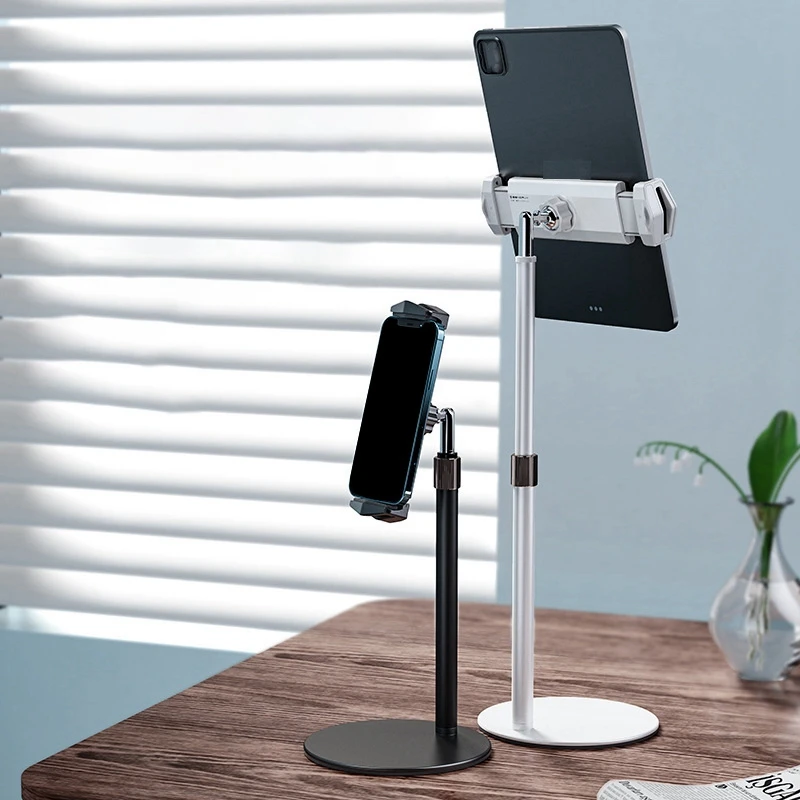 Cell Phone Stand Angle Height Adjustable Foldable Thick Vertical Desk Holder For Iphone Ipad Tablet