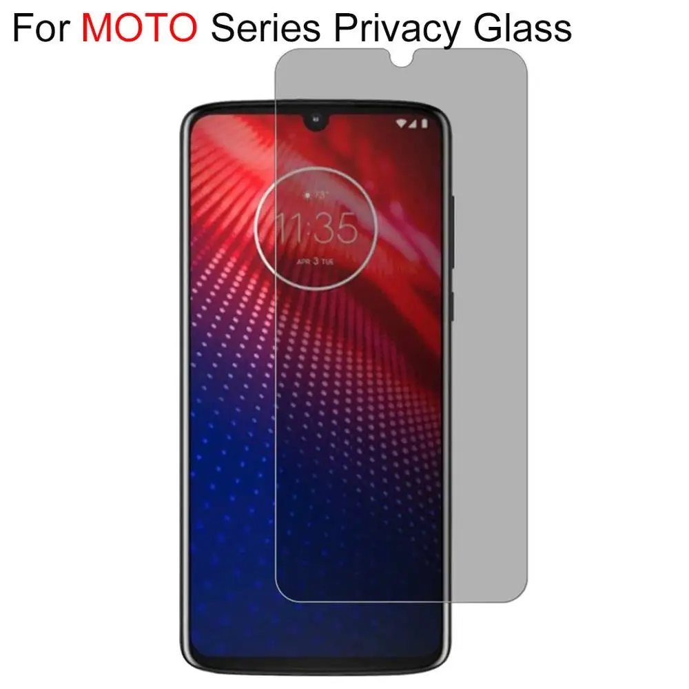 Anti Spy Tempered Glass For Motorola Moto G7 P30 Play G7 PLUS Z4 Privacy Screen Protector For Moto One P30 Note G7 Power Glass