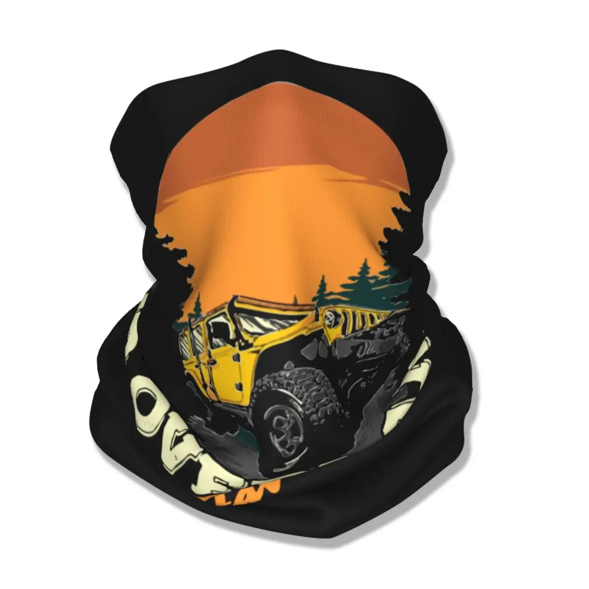 Camel Trophy Overland Adventure Camping Nature Bandana Neck Cover Printed Mask Scarf Warm Cycling Scarf Riding Adult Washable