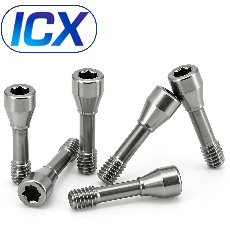 System implantów ICX, dentystyczny abutment gojący, nakładka gojąca, śruba, analog laboratoryjny, analog cyfrowy, multi-unit, abutment prosty. — 2