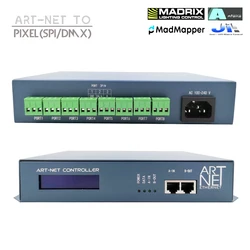 Risoluzione ARTNET a Pixel SPI/DMX Led Controller Online Stand-along Player Madrix Effects scheda di rete del Computer deve essere Gigabit