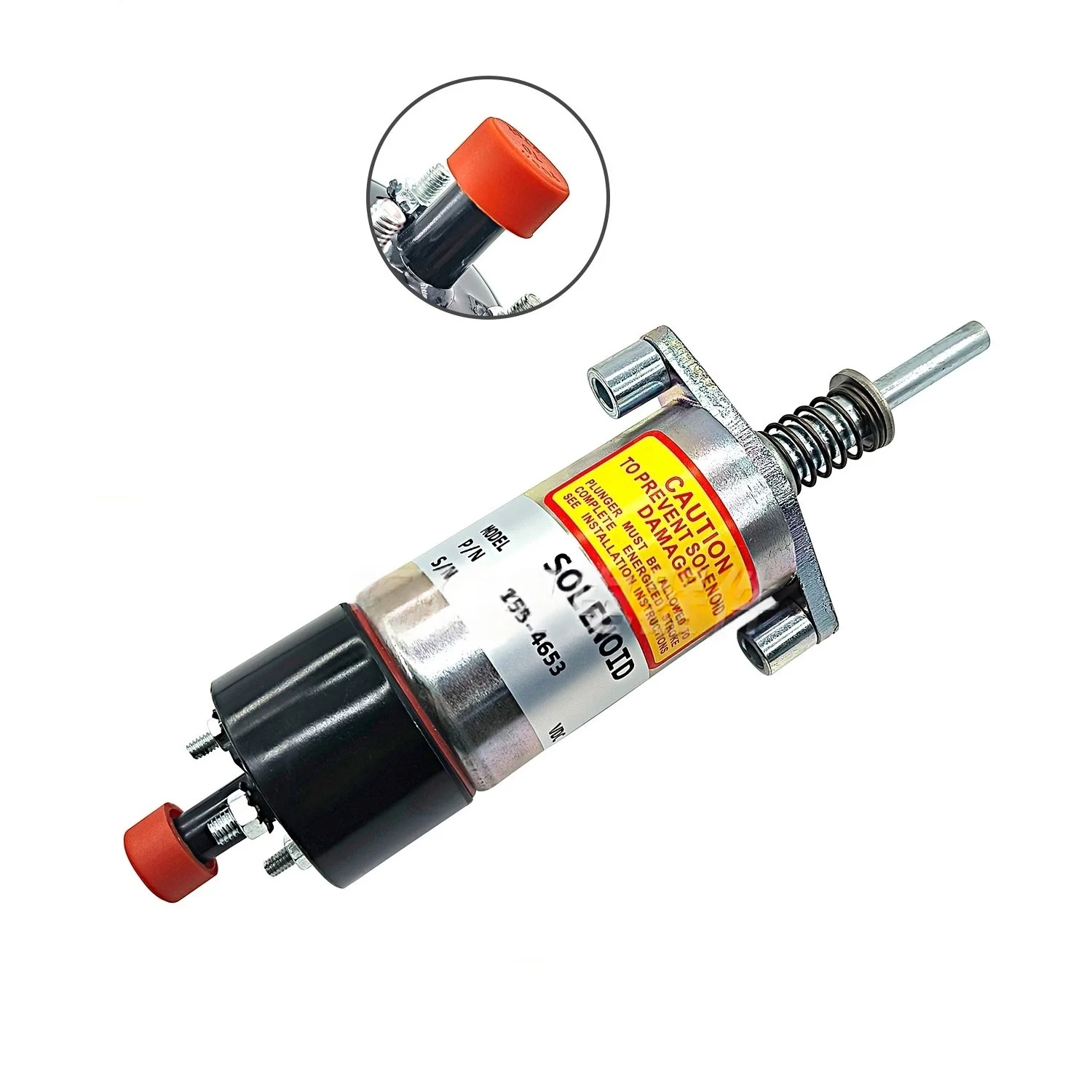 

The 155-4653 flameout solenoid valve switch is suitable for Caterpillar E330B, E330C and 330D excavators