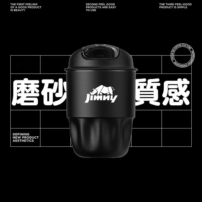 

Car Portable Travel Dual Drink Coffee Cup 316 Stainless Steel Insulated Cup for Suzuki Jimny 2019 2020 2021 2022 2023 JB64 JB74